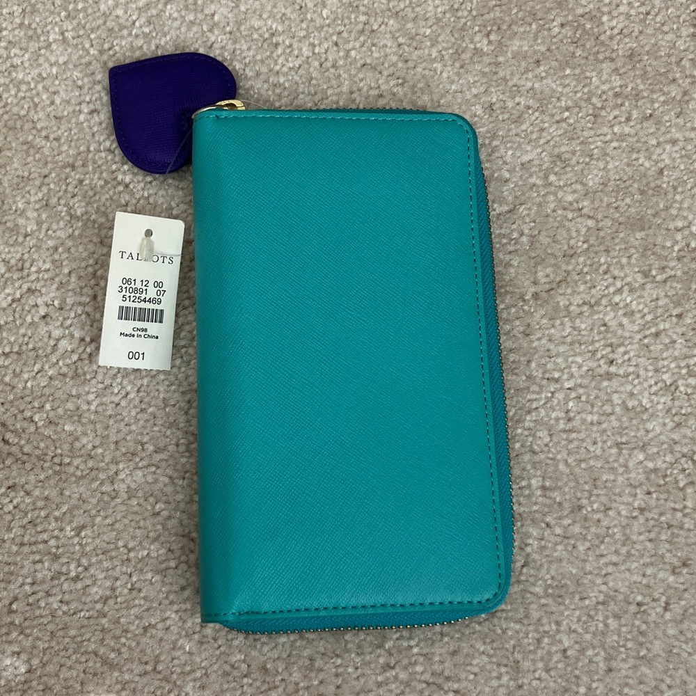 Talbots Leather Zip-Around Wallet - Picture 3 of 13